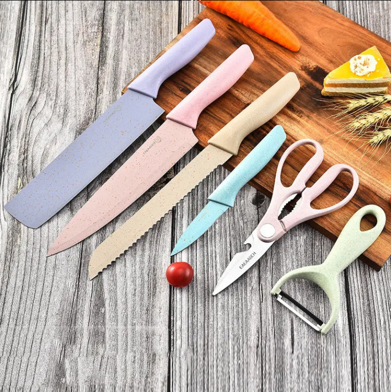 COMBO DE CUCHILLOS DE COCINA 5 PIEZAS