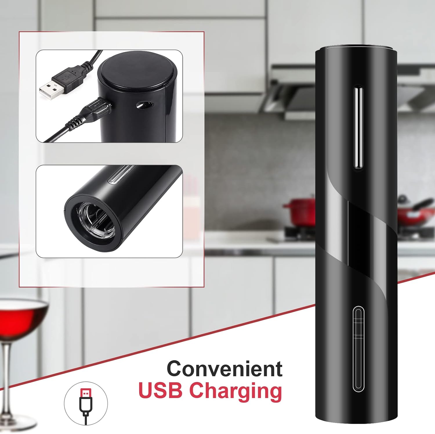 DESCORCHADOR DE VINOS ELÉCTRICO