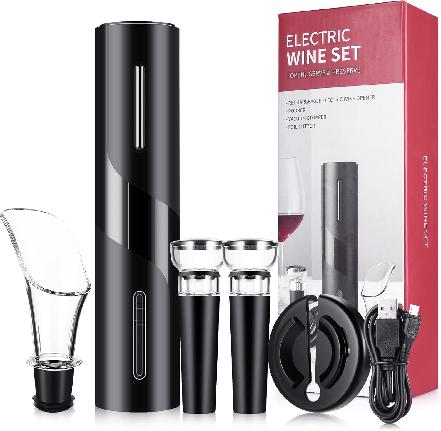 DESCORCHADOR DE VINOS ELÉCTRICO