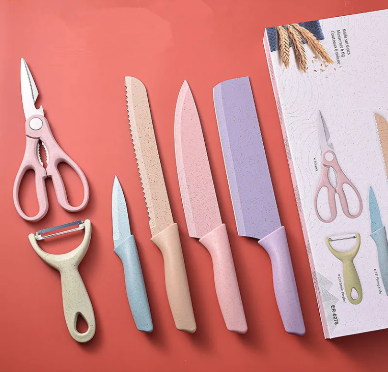 COMBO DE CUCHILLOS DE COCINA 5 PIEZAS