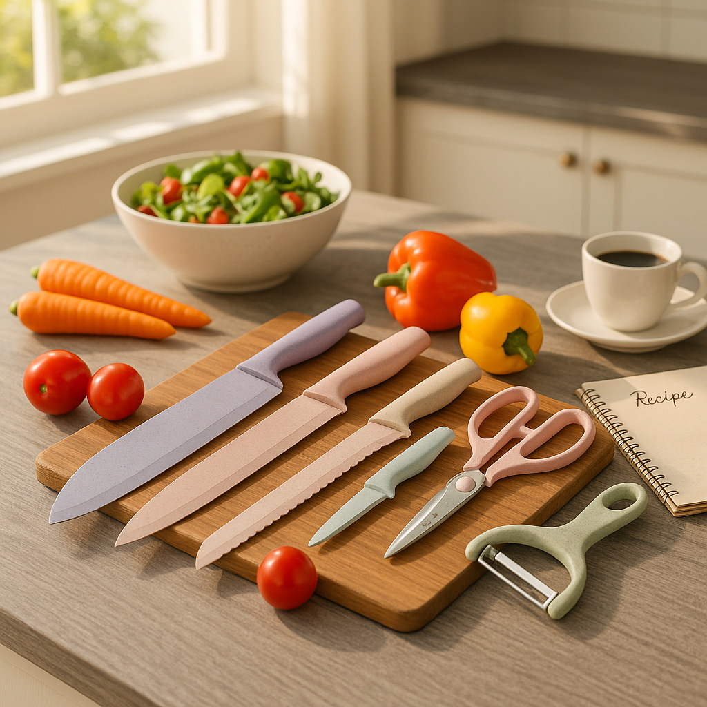 COMBO DE CUCHILLOS DE COCINA 5 PIEZAS