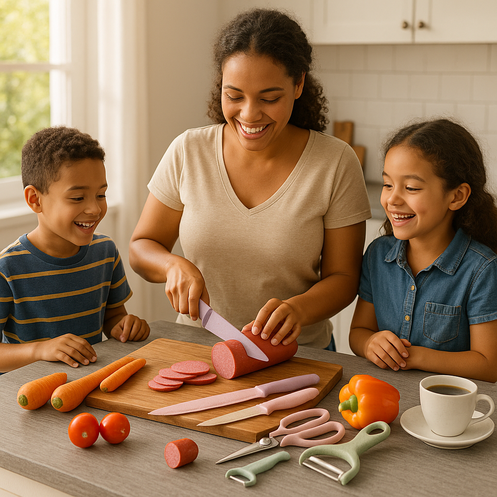 COMBO DE CUCHILLOS DE COCINA 5 PIEZAS