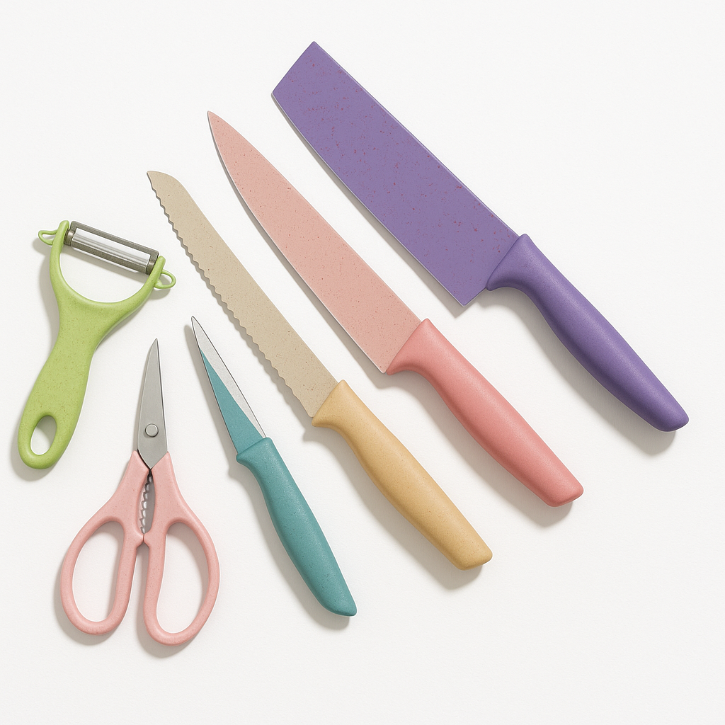COMBO DE CUCHILLOS DE COCINA 5 PIEZAS