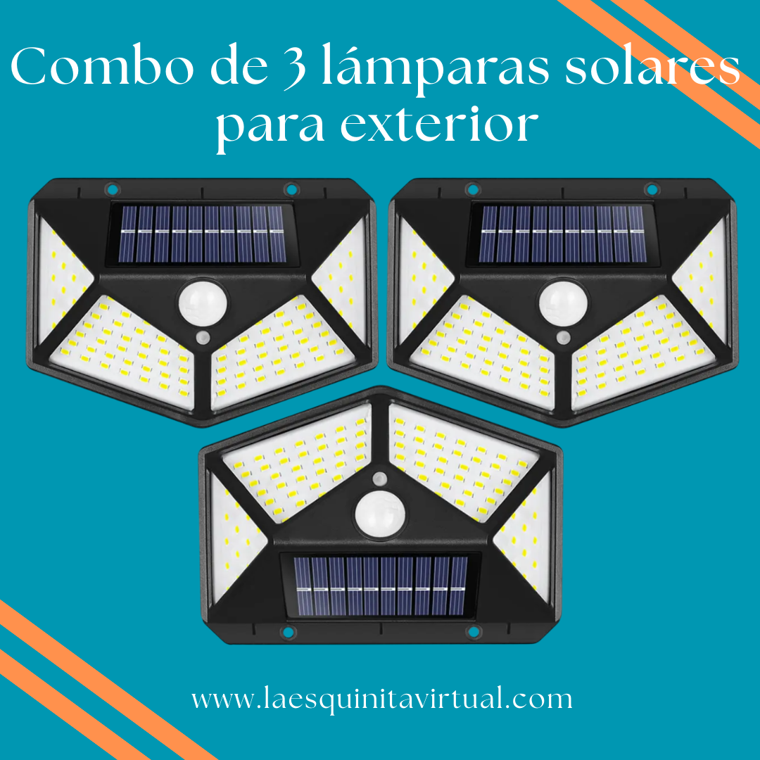 COMBO DE TRES LAMPARAS LED